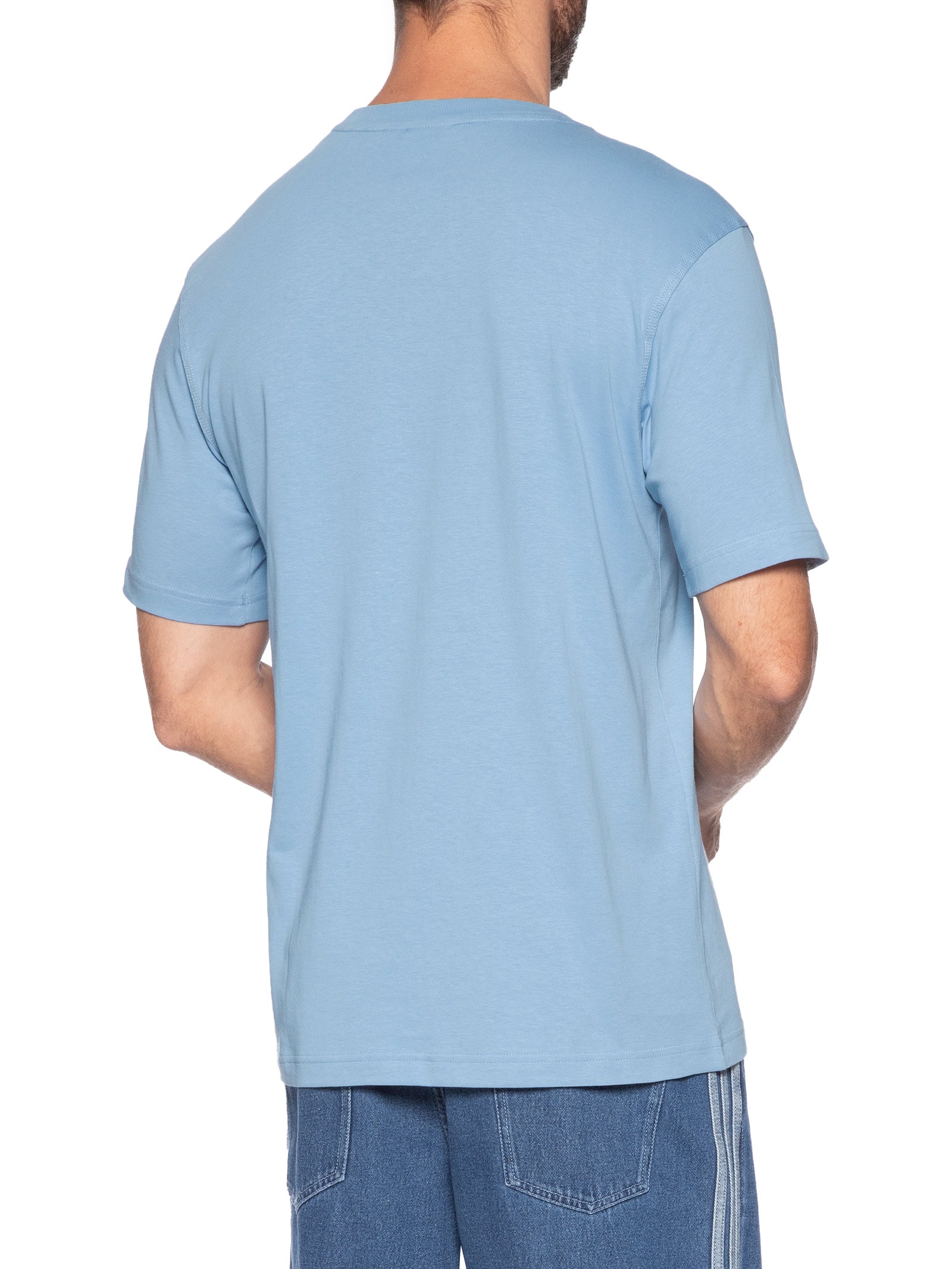 Camiseta Masculina Trefoil Azul Adidas Originals