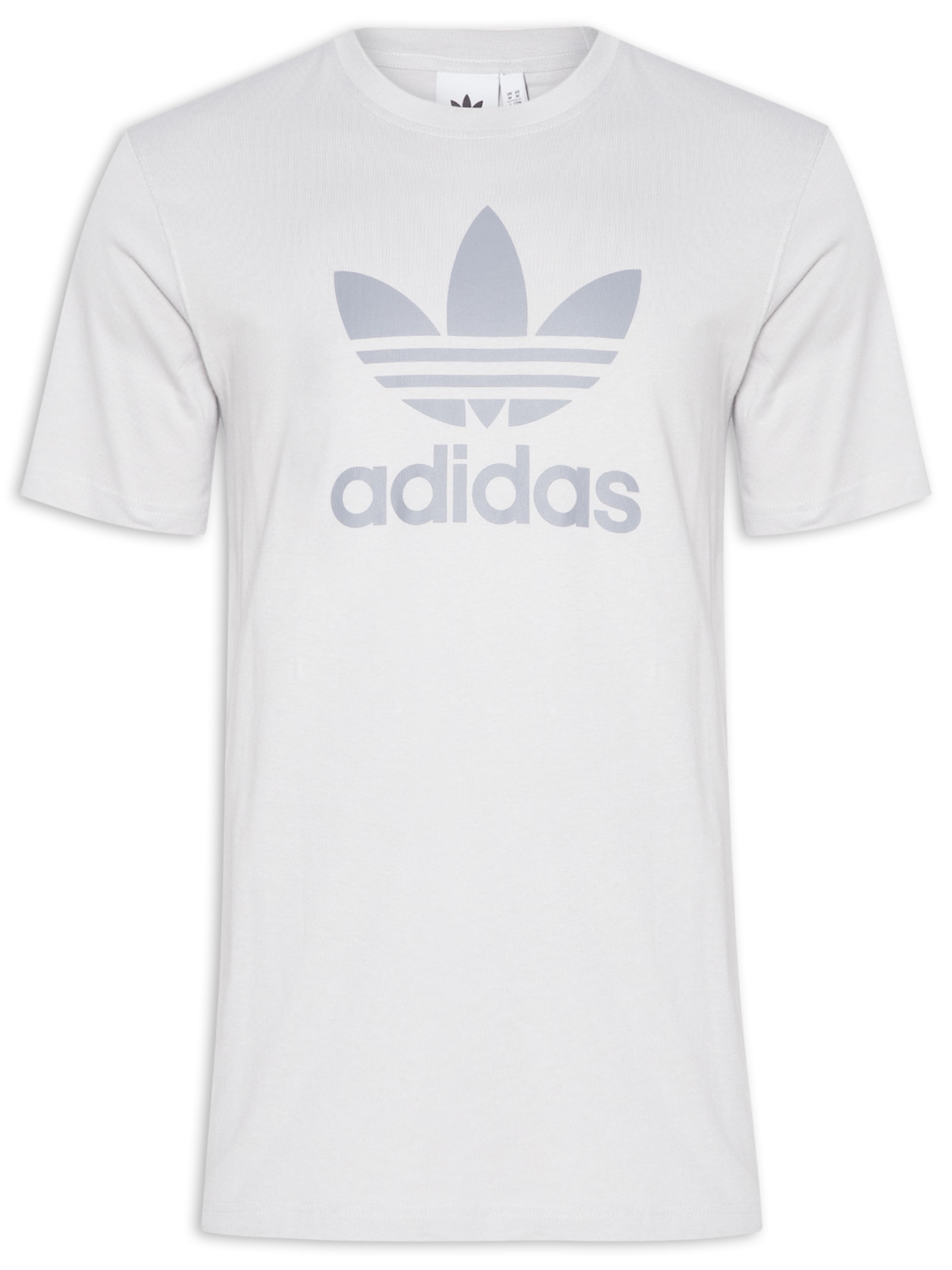 FSD Adidas Originals - Camiseta Masculina Trefoil - Cinza