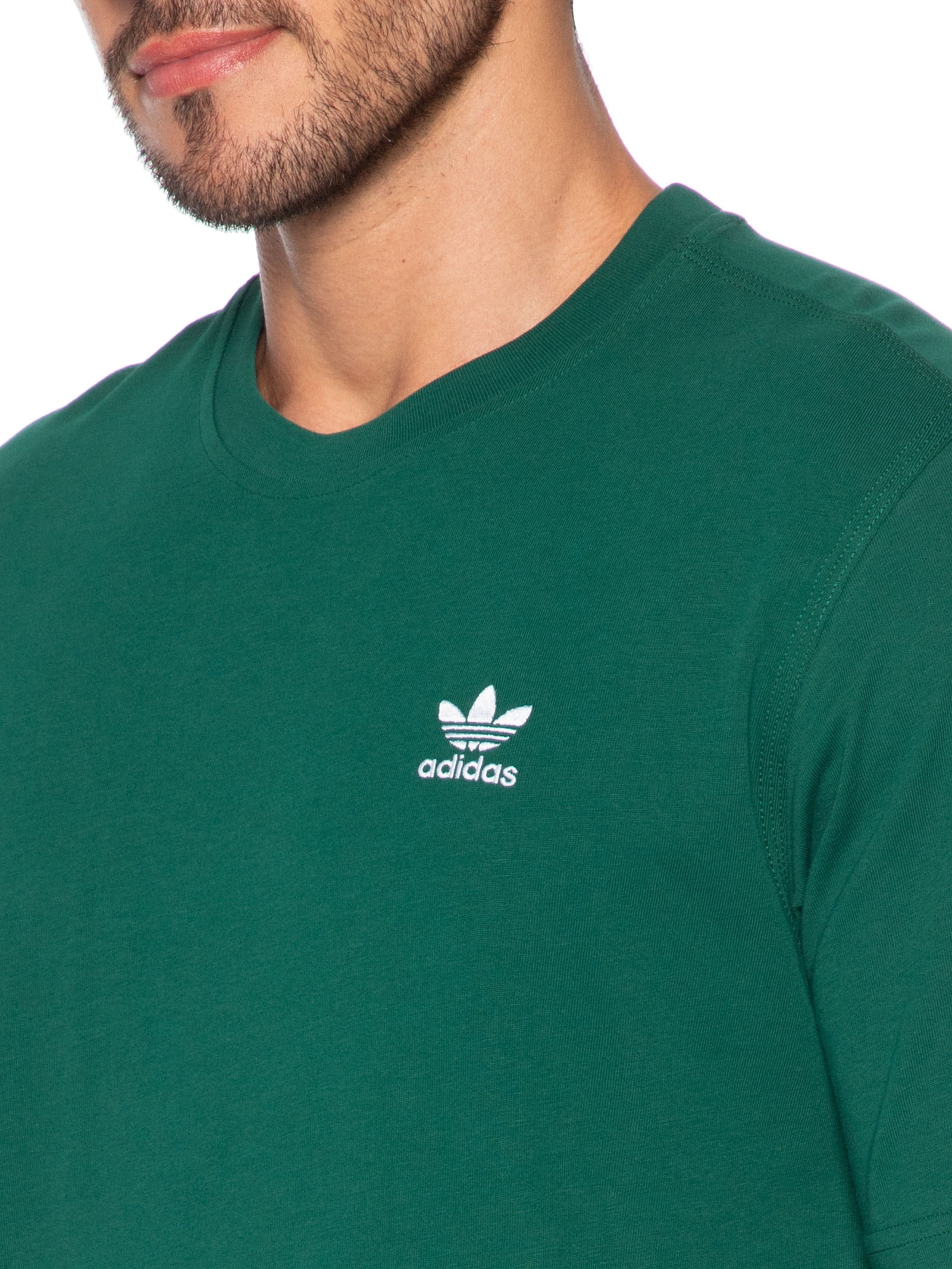 Camiseta Masculina Trefoil Esseential Verde Adidas Originals