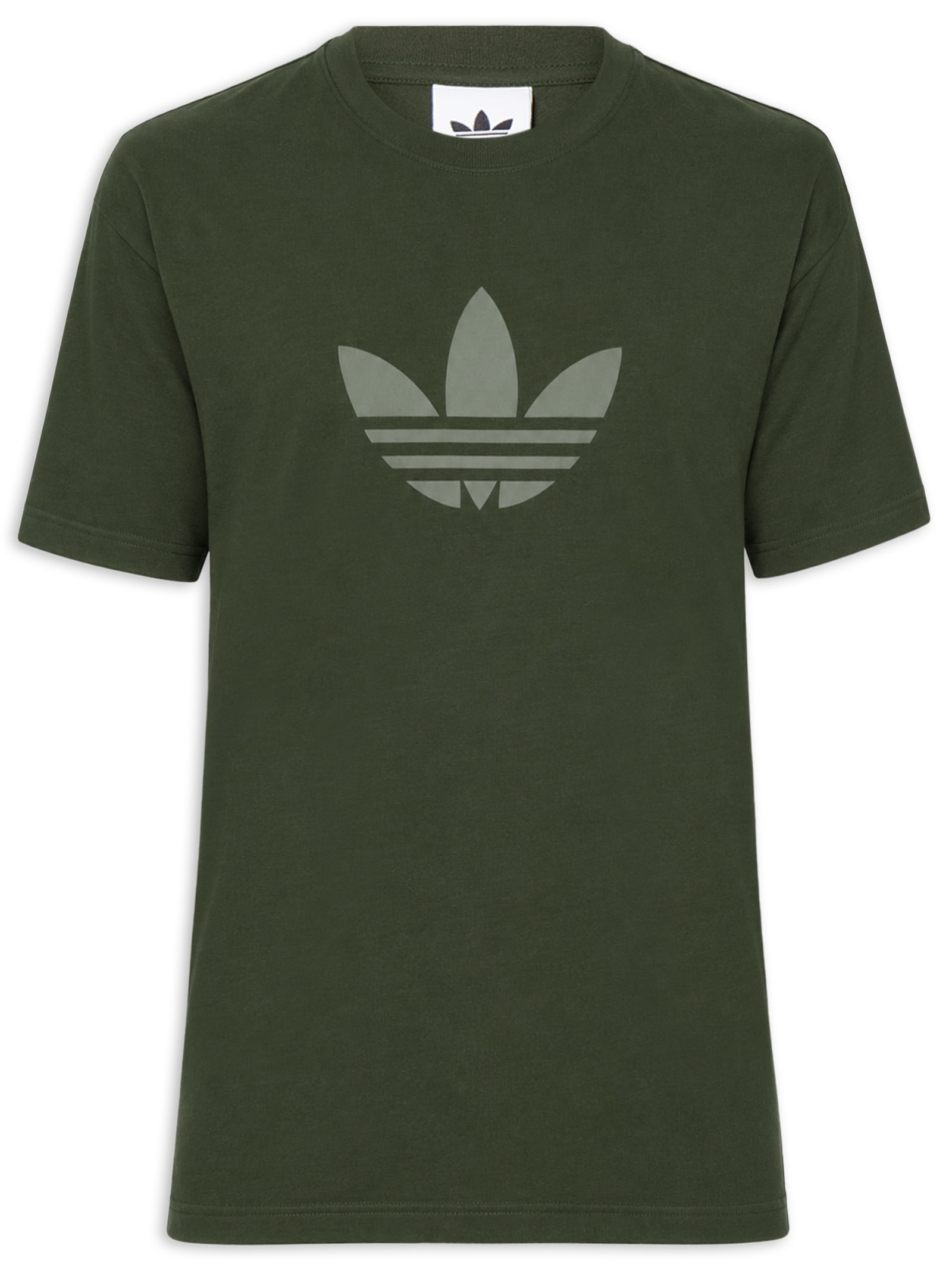 Camiseta Masculina Trefoil Verde Adidas Originals
