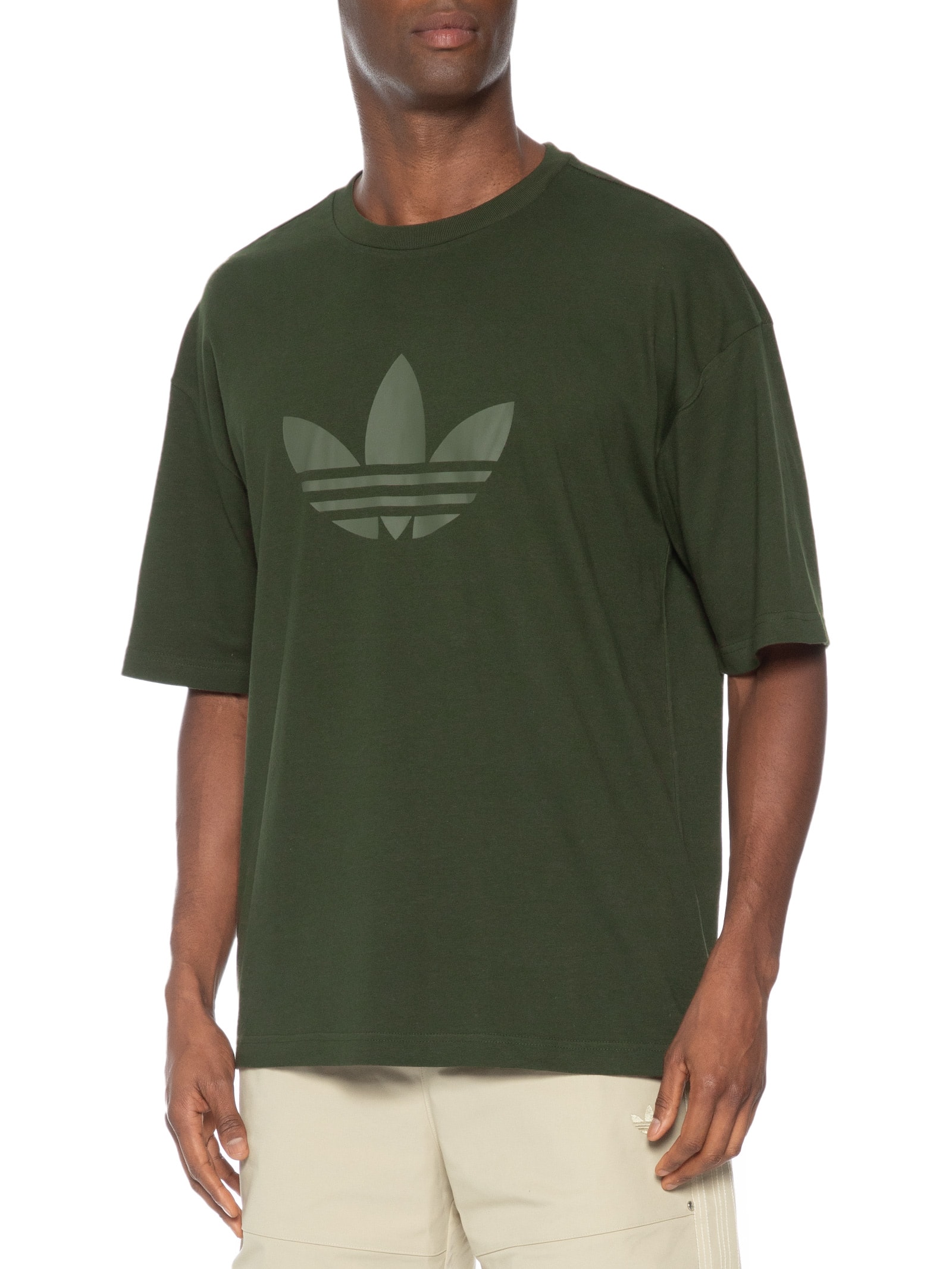 Camiseta Masculina Trefoil Verde Adidas Originals