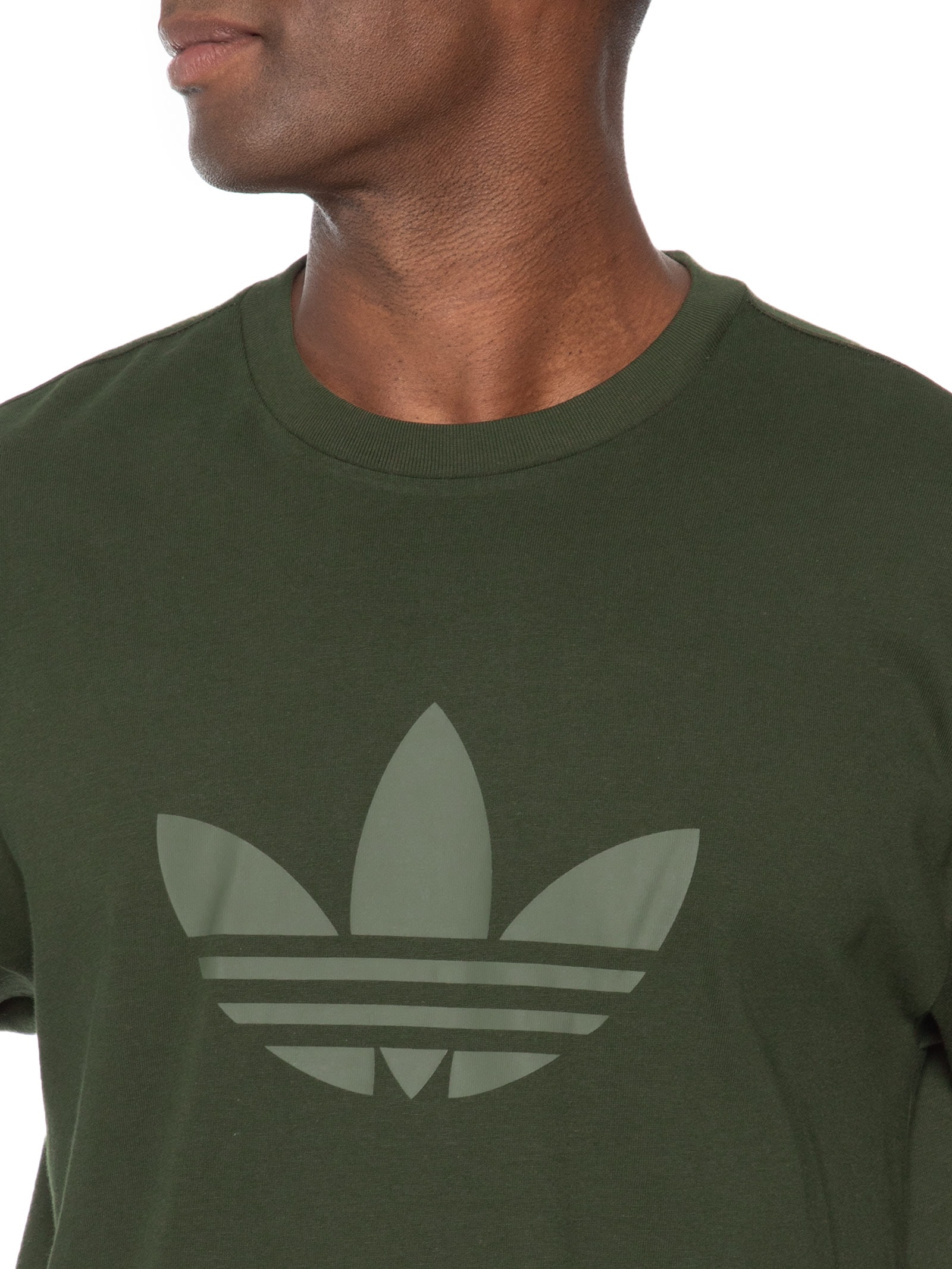 Camiseta Masculina Trefoil Verde Adidas Originals