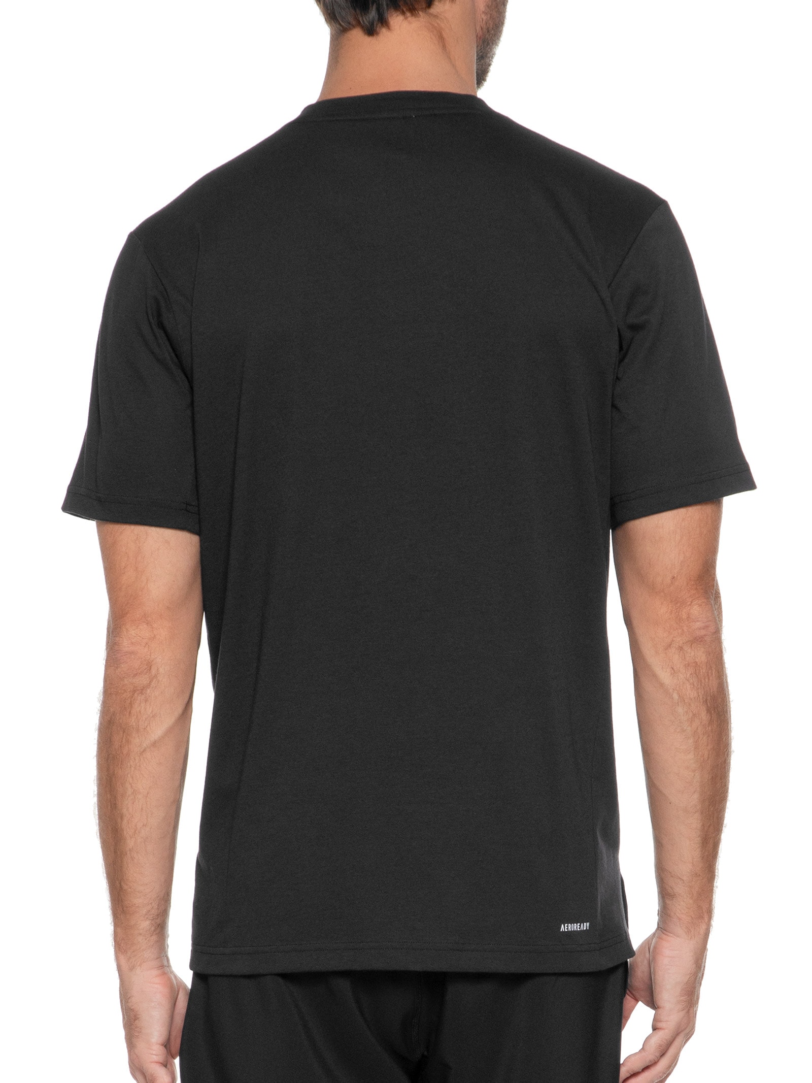Is6151 Camiseta Masculina Treino Essentials Camo Graphic Logo - Adidas - Preto