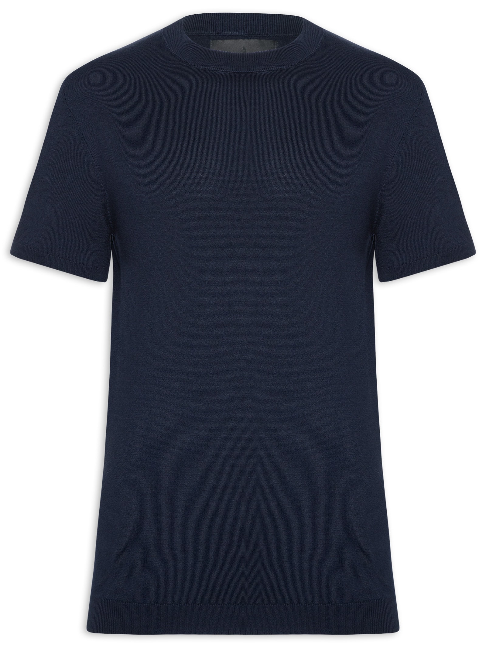 Camiseta Masculina Tricot Isla Manga Curta Azul Oficina Reserva
