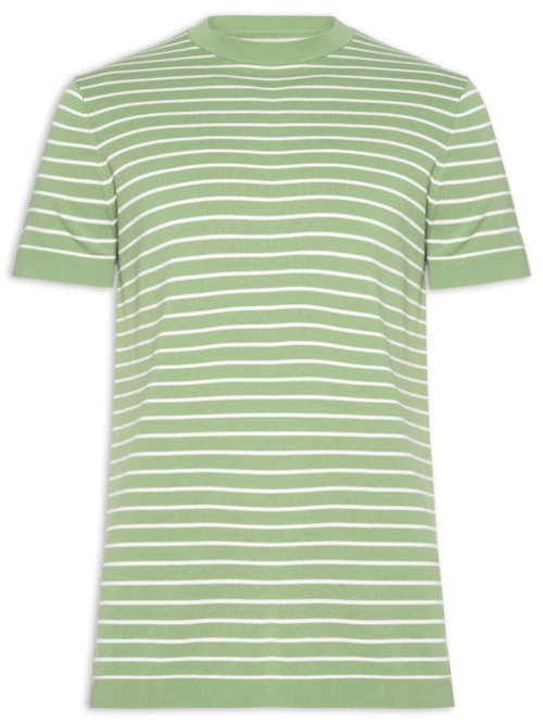 Camiseta Masculina Tricot Listra Viena – Verde