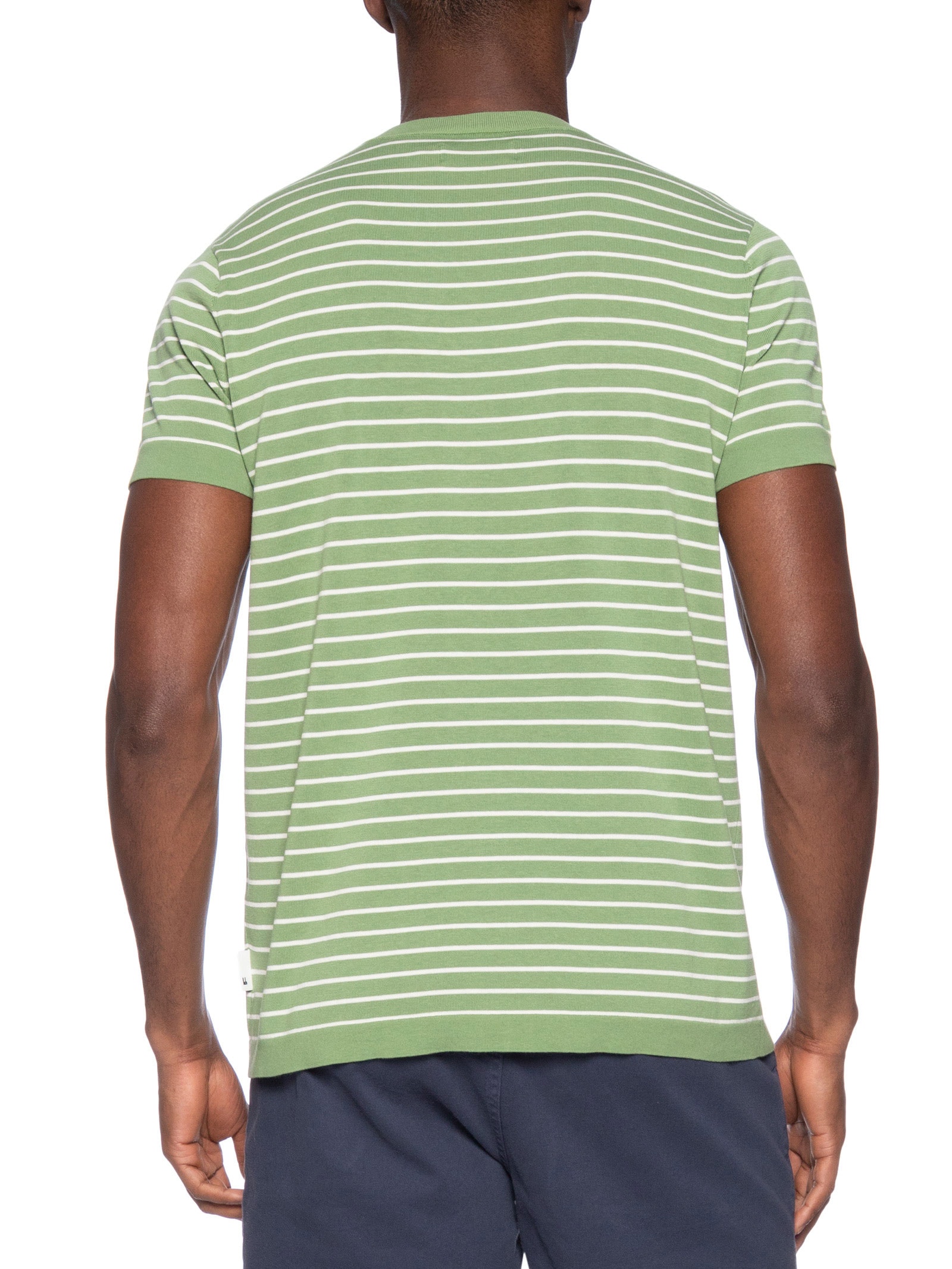 Camiseta Masculina Tricot Listra Viena Verde Foxton