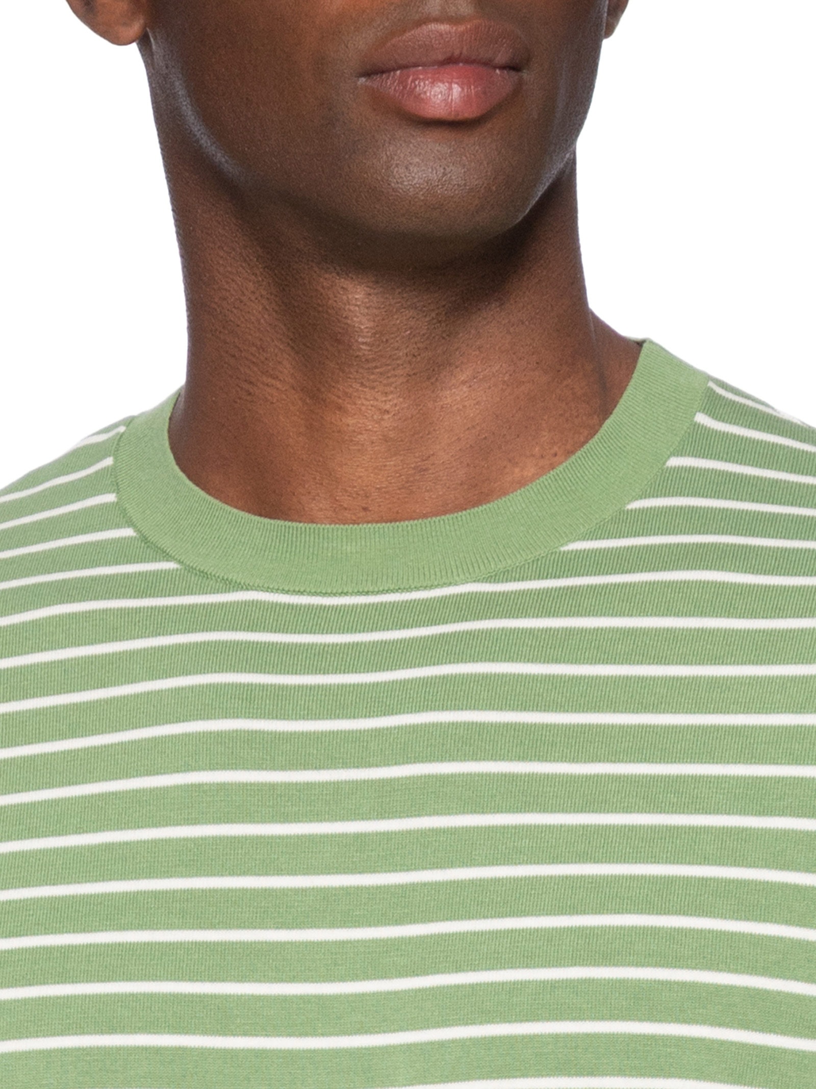 Camiseta Masculina Tricot Listra Viena Verde Foxton
