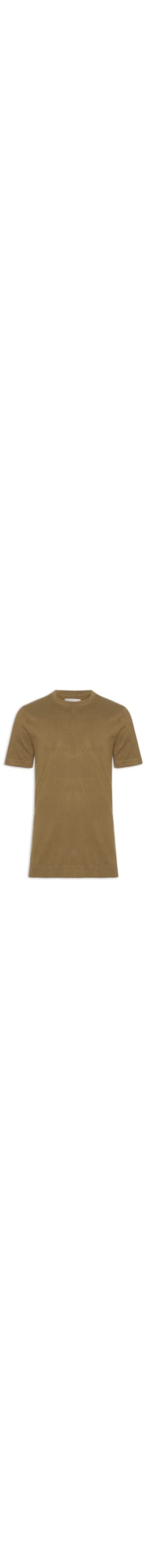Camiseta Masculina Tricot Soft - Marrom