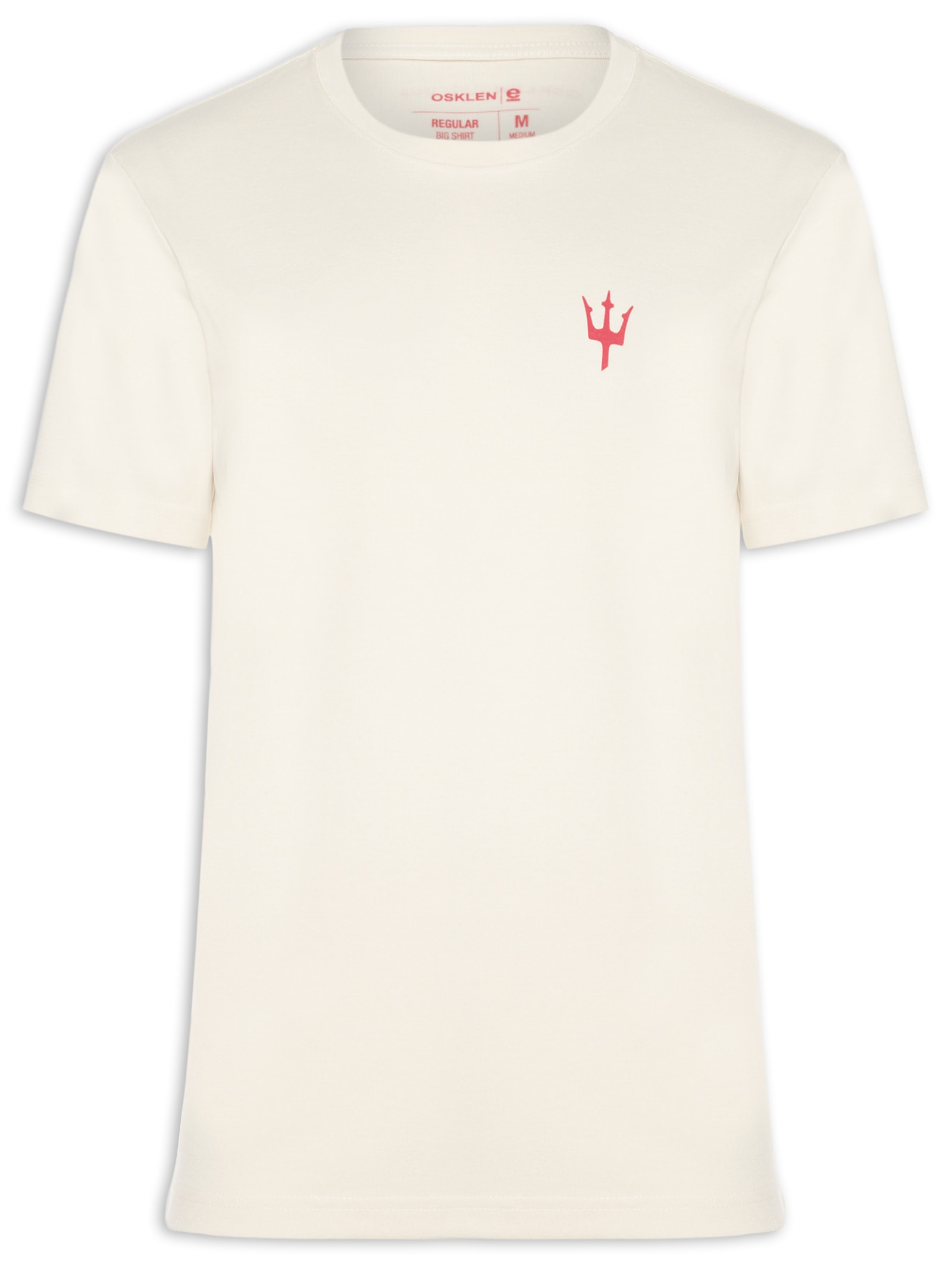 Camiseta Masculina Tridente Sunset Bege Osklen
