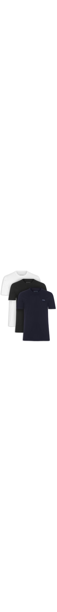 Camiseta Masculina Trn Classic 3 Peças - Preto