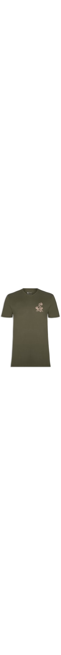 Camiseta Masculina Tropical Abacaxi - Verde