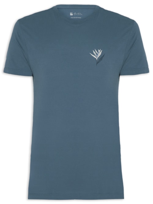 Camiseta Masculina Tropicale – Azul