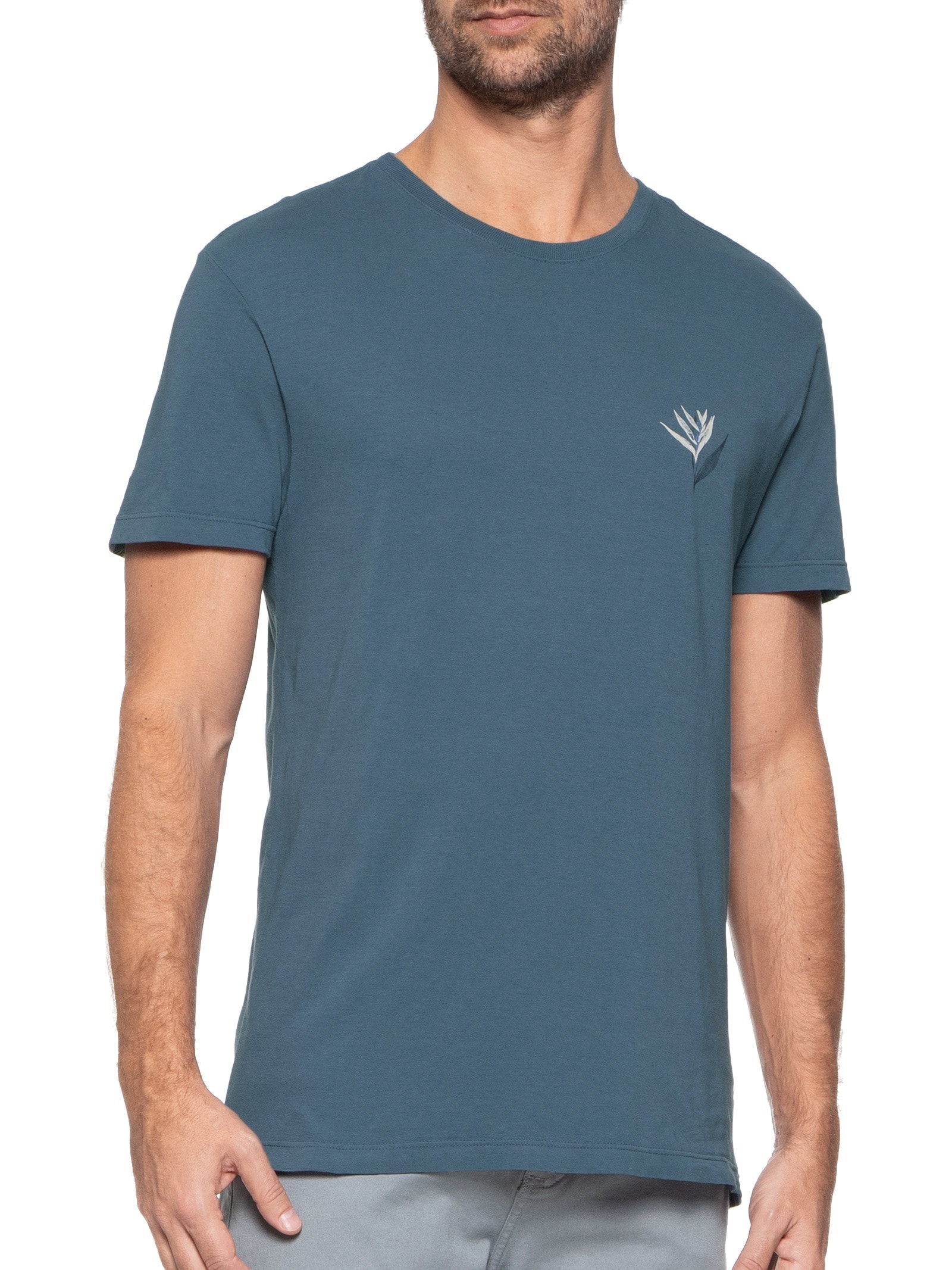 Camiseta Masculina Tropicale Azul Foxton
