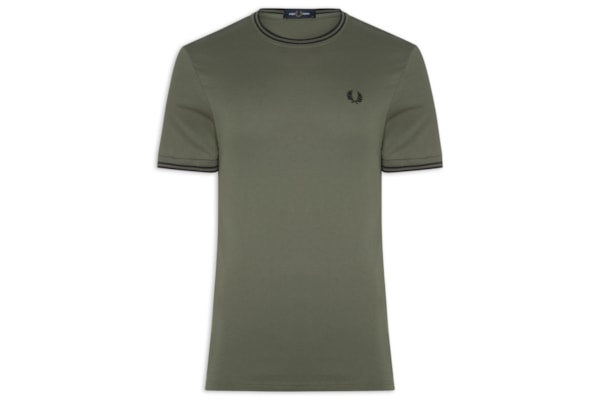 Camiseta Masculina Twin Tipped Regular Fit - Verde