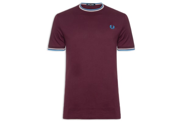 Camiseta Masculina Twin Tipped Regular Fit - Vermelho