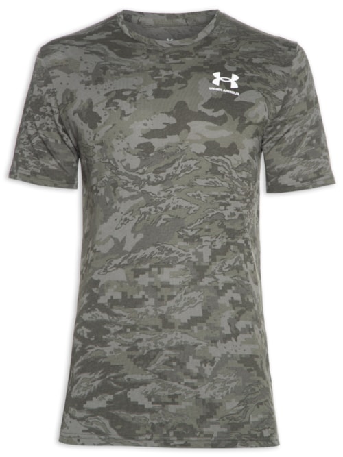 Camiseta Masculina Ua Abc Camo Ss - Verde