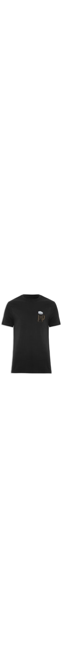 Camiseta Masculina Um Chopp - Preto