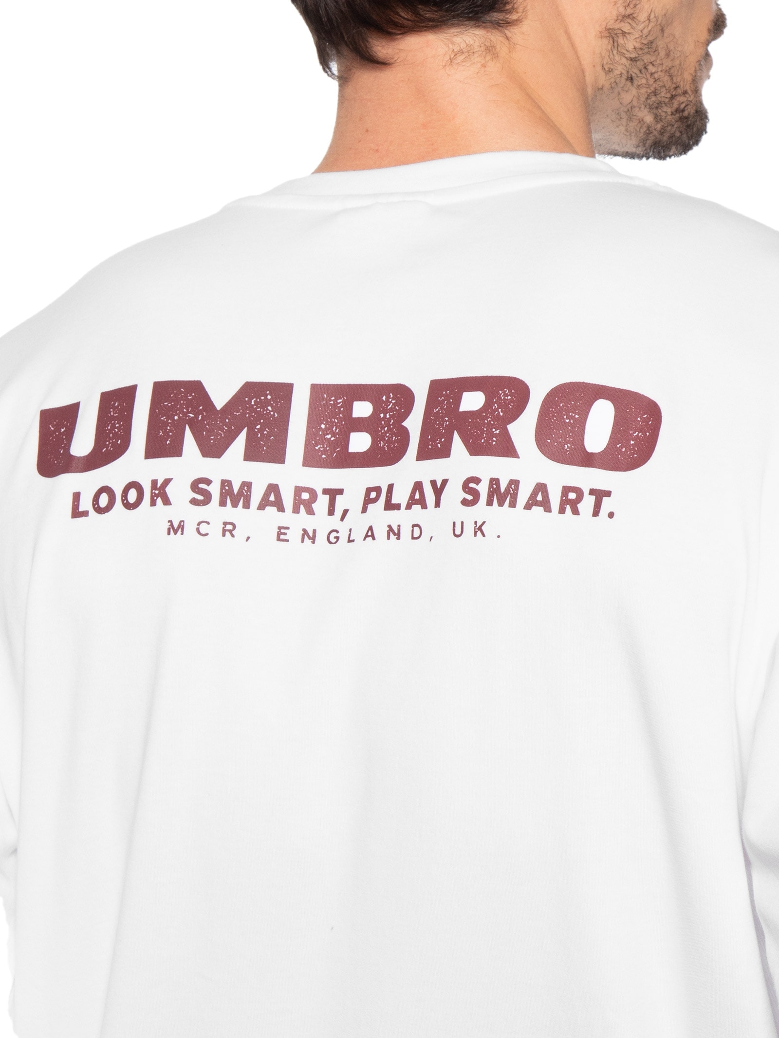 Camiseta Masculina Umbro Play Smart Graphic Tee – Branco Umbro