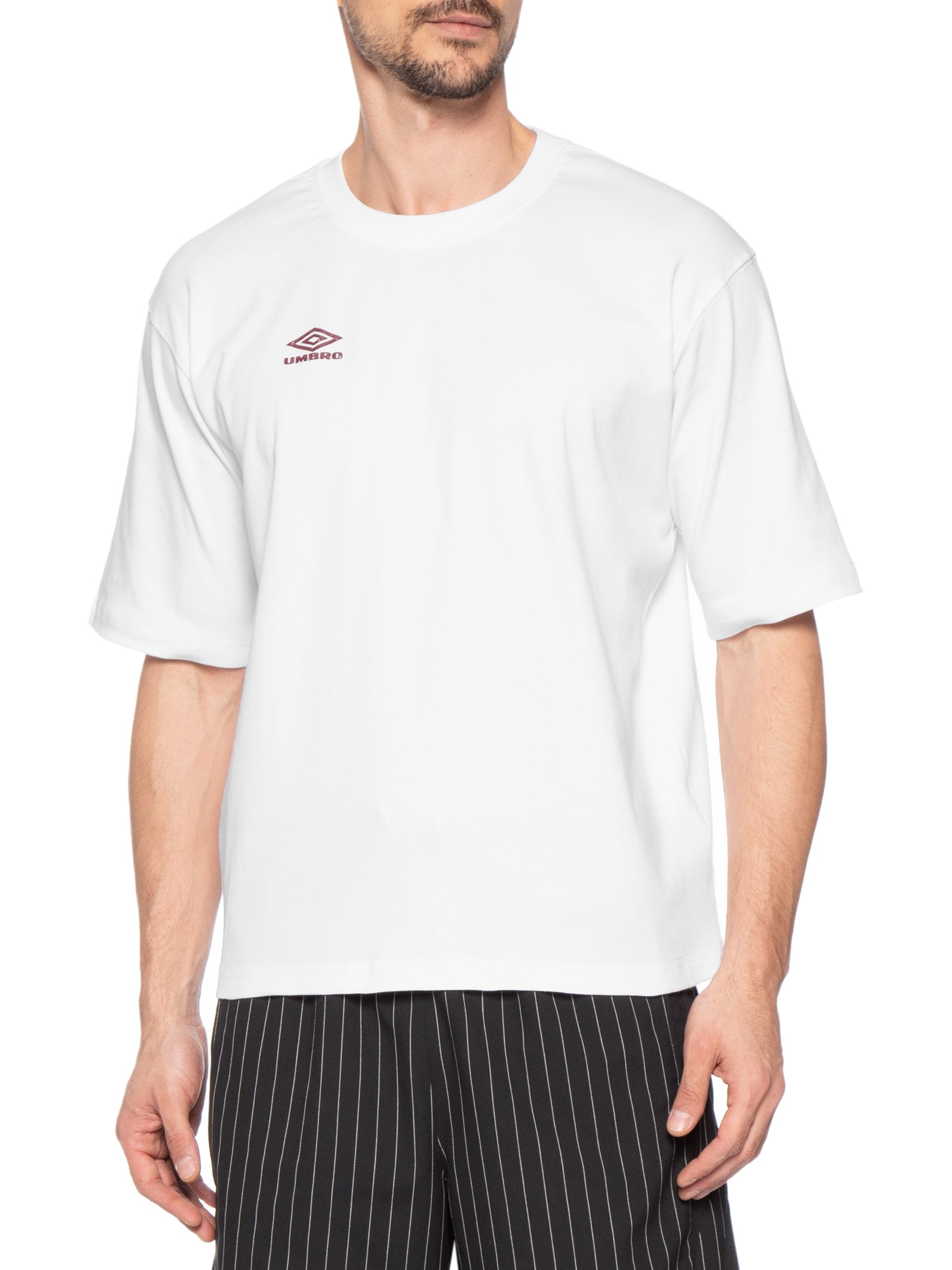 Camiseta Masculina Umbro Play Smart Graphic Tee – Branco Umbro