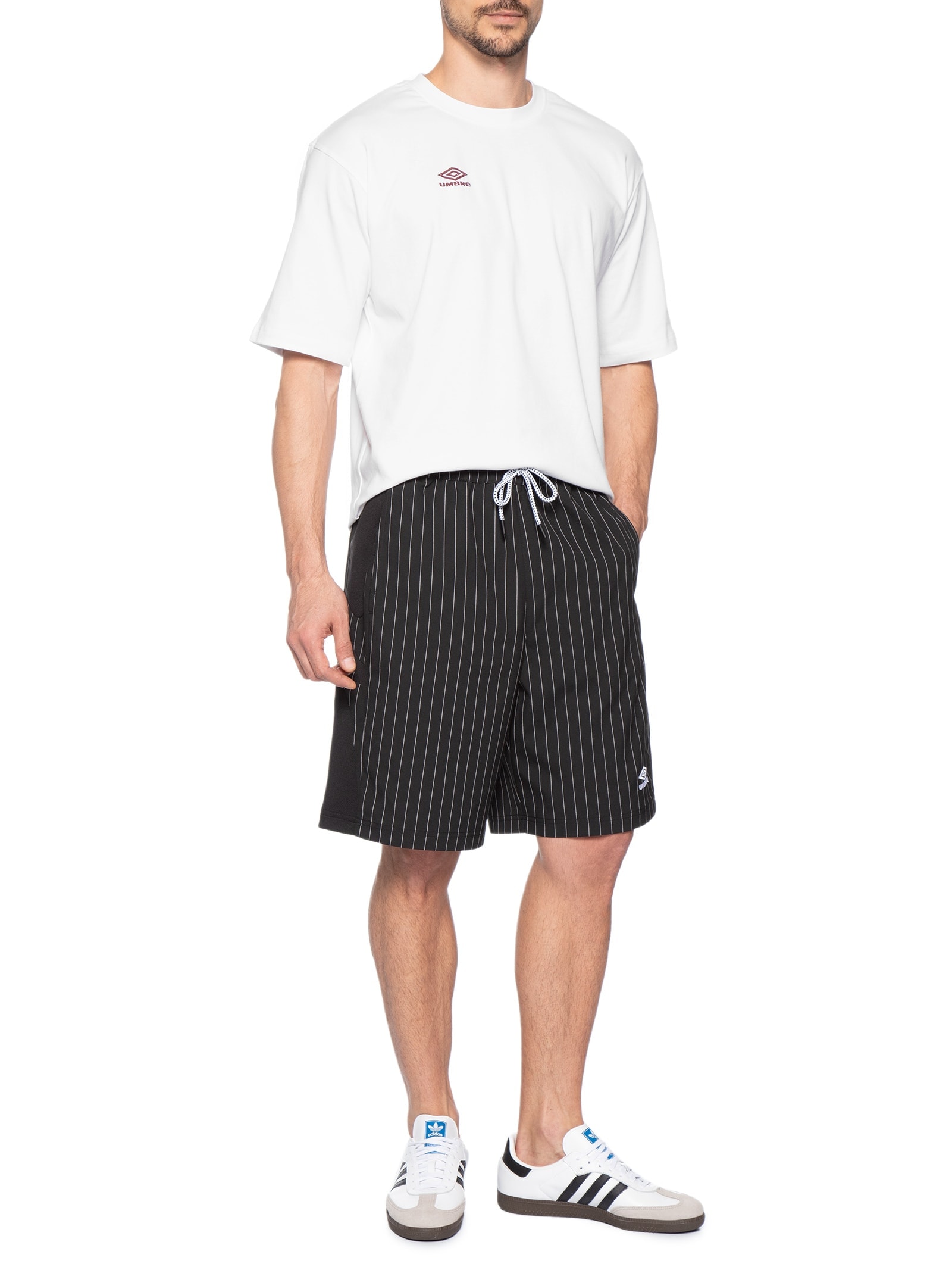 Camiseta Masculina Umbro Play Smart Graphic Tee – Branco Umbro