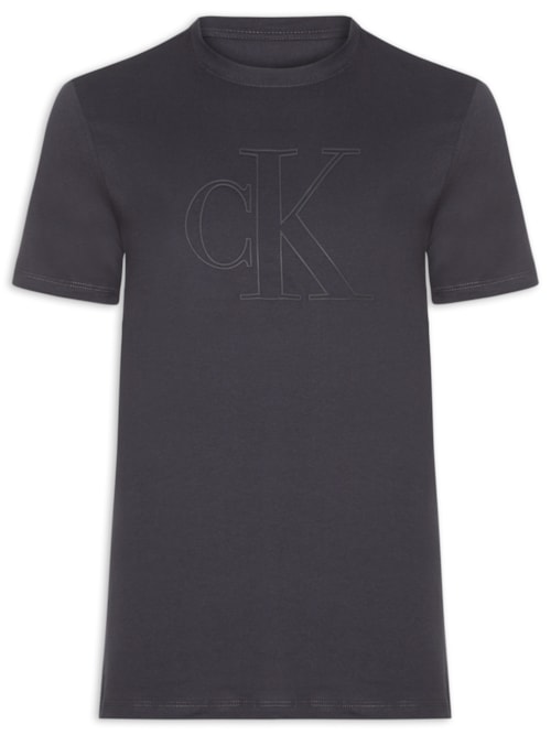 Camiseta Masculina Underwear Manga Curta – Cinza