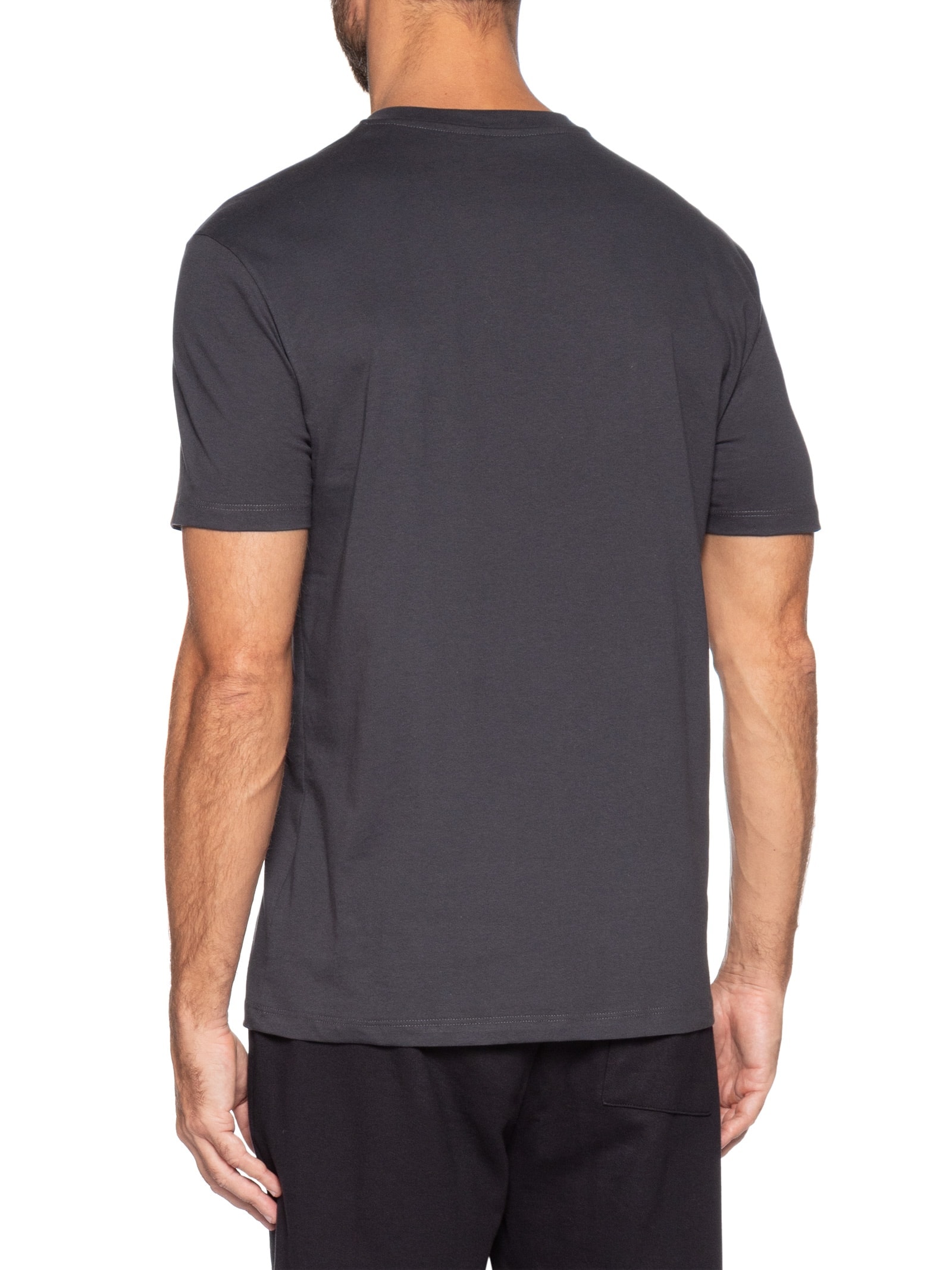 Camiseta Masculina Underwear Manga Curta Cinza Calvin Klein Underwear