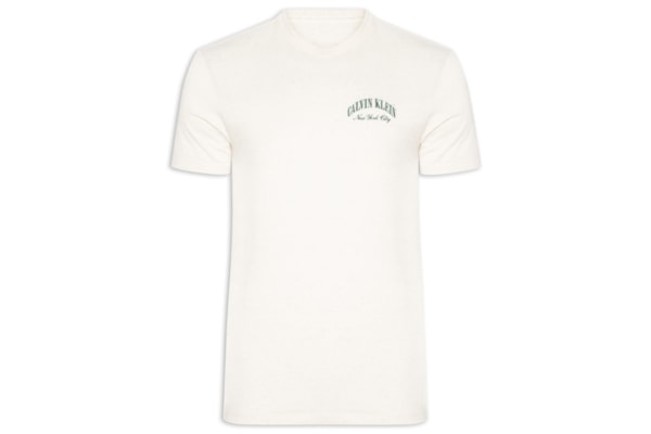 Camiseta Masculina Underwear Meia Malha Linho Heritage - Bege