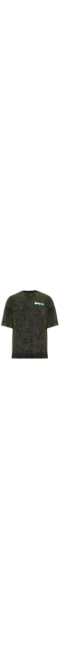 Camiseta Masculina Unissex New Over Moss Rock - Verde