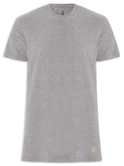 Camiseta Masculina Urban Em Algodão – Cinza
