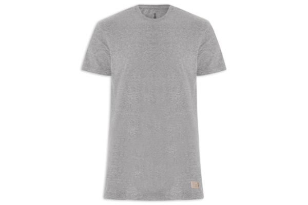 Camiseta Masculina Urban Em Algodão - Cinza