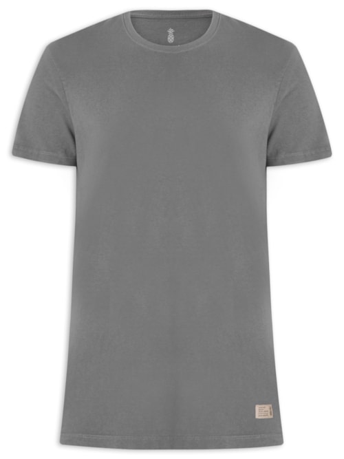 Camiseta Masculina Urban Em Algodão – Cinza