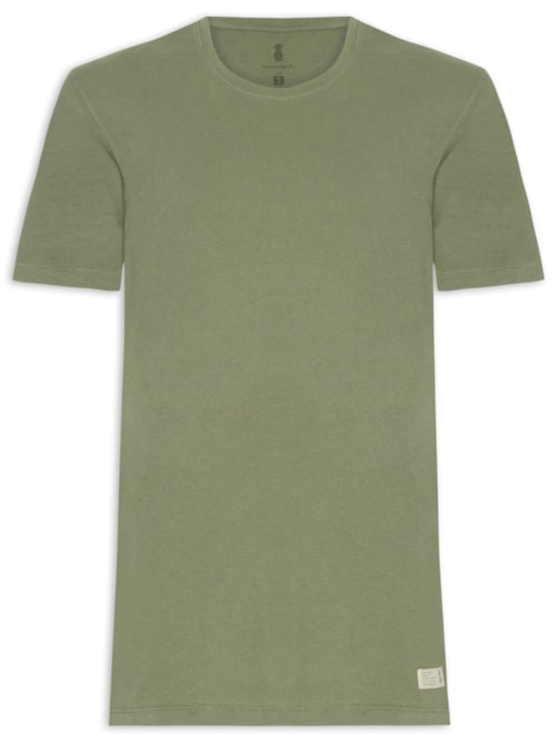 Camiseta Masculina Urban Em Algodão – Verde