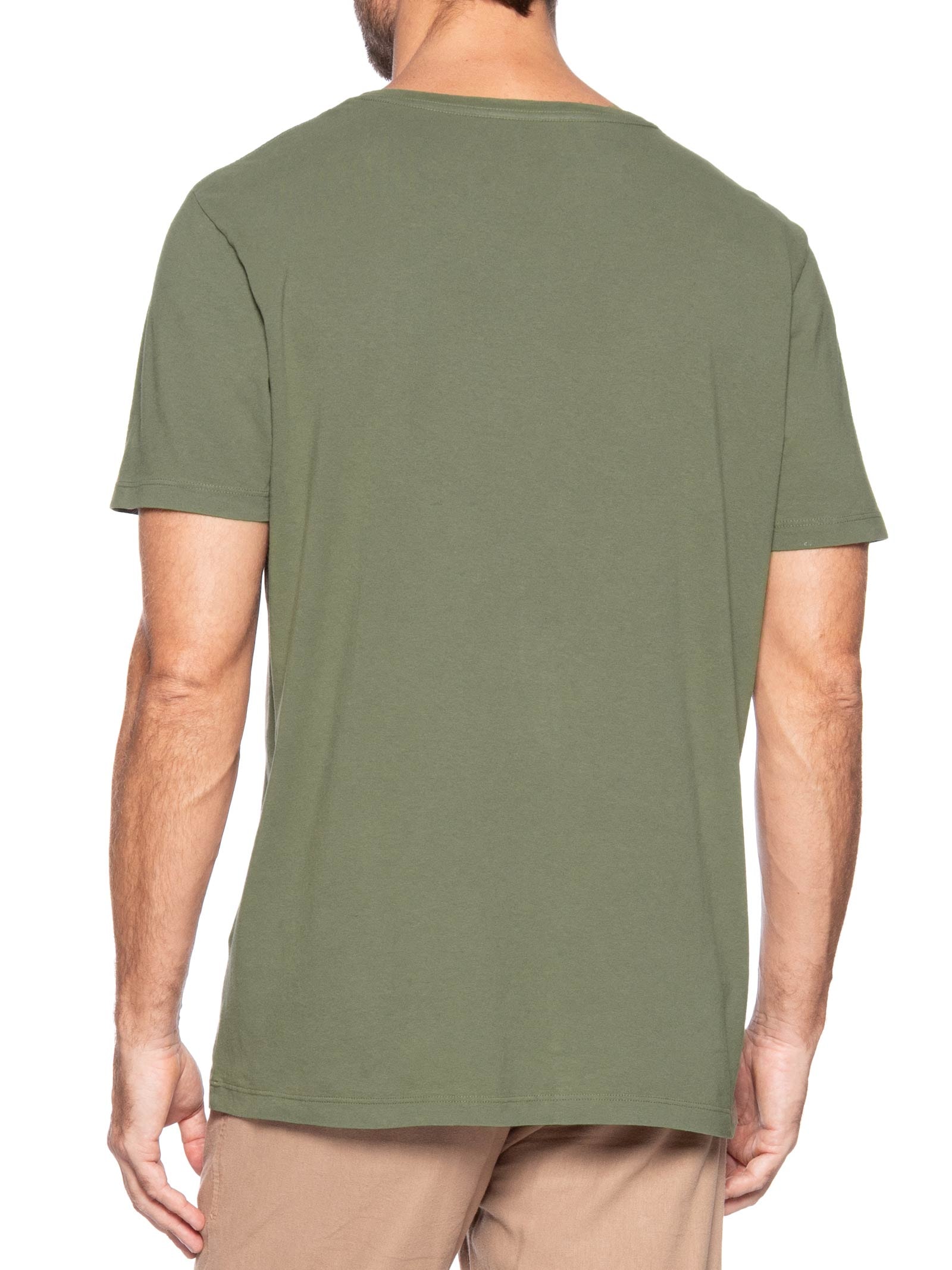 Camiseta Masculina Urban Em Algodão Verde Pineapple