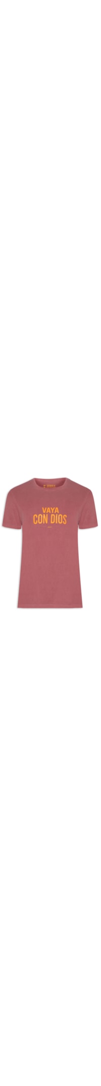 Camiseta Masculina Vaya Con Dios - Vermelho