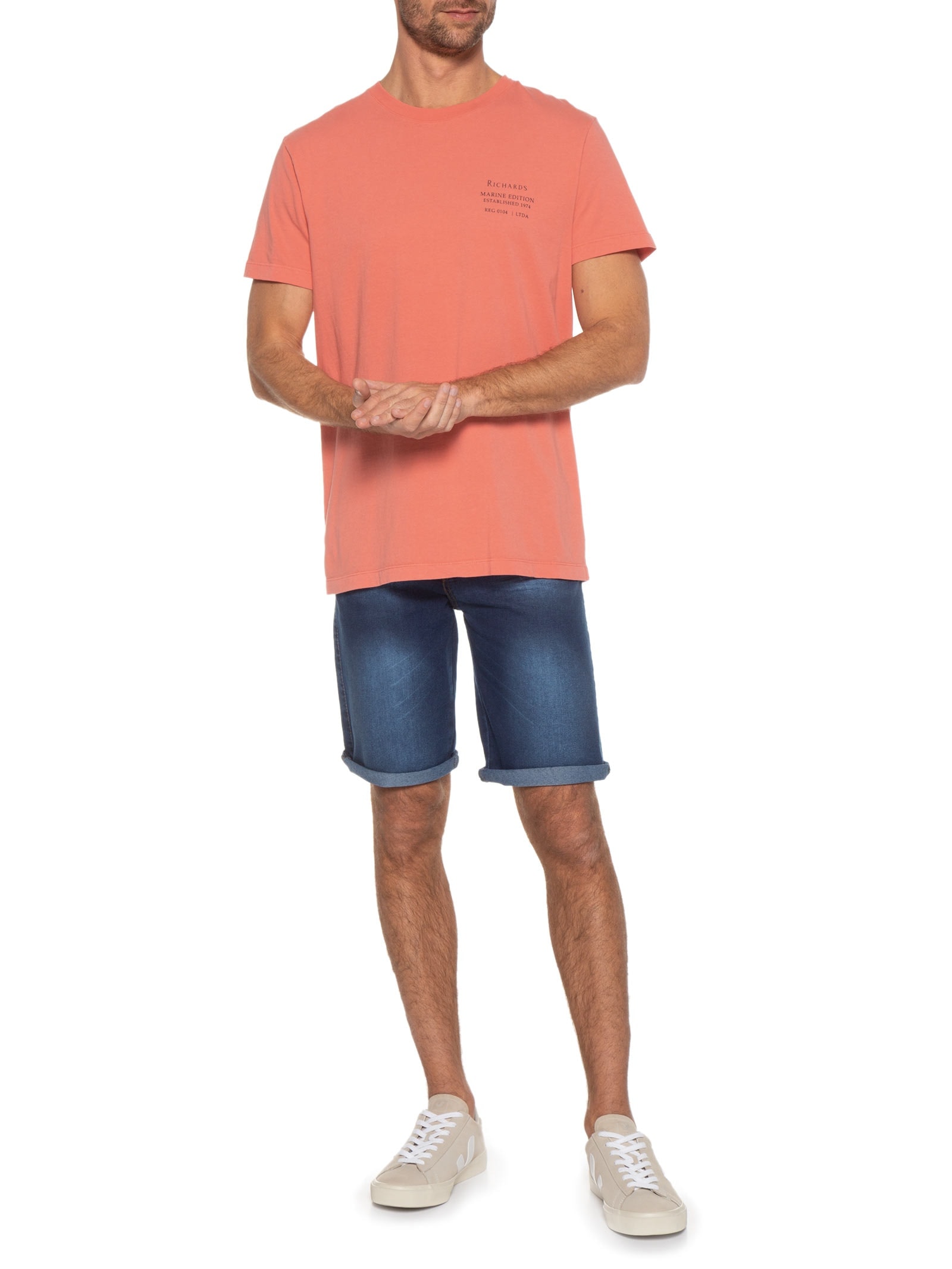 Camiseta Masculina Veleiros Edition Rosa Richards