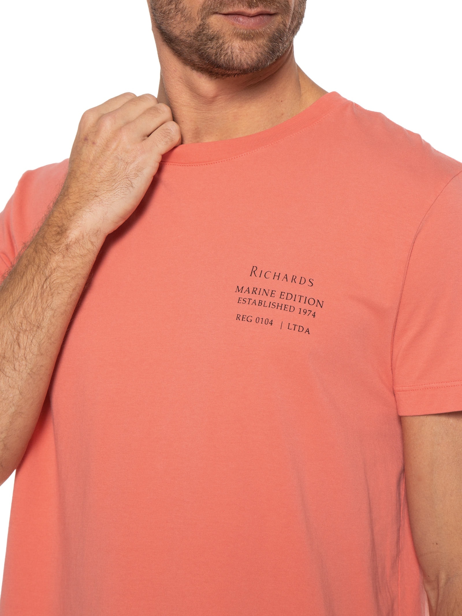 Camiseta Masculina Veleiros Edition Rosa Richards