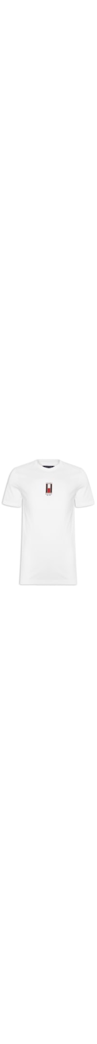 Camiseta Masculina Vertical Flag Tee - Branco