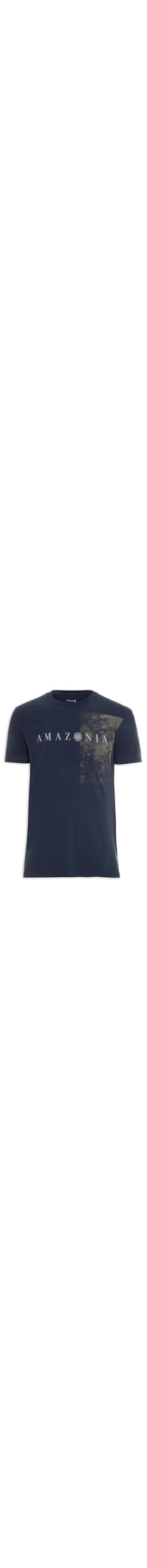 Camiseta Masculina Vintage Amazon Focus - Azul