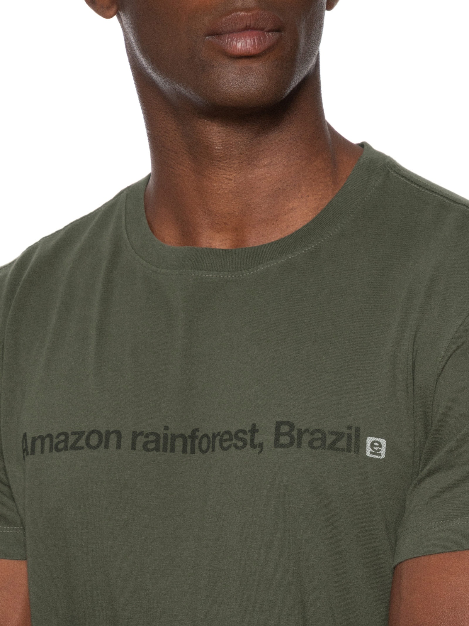 Camiseta Masculina Vintage Amazon Rainforest Verde Osklen