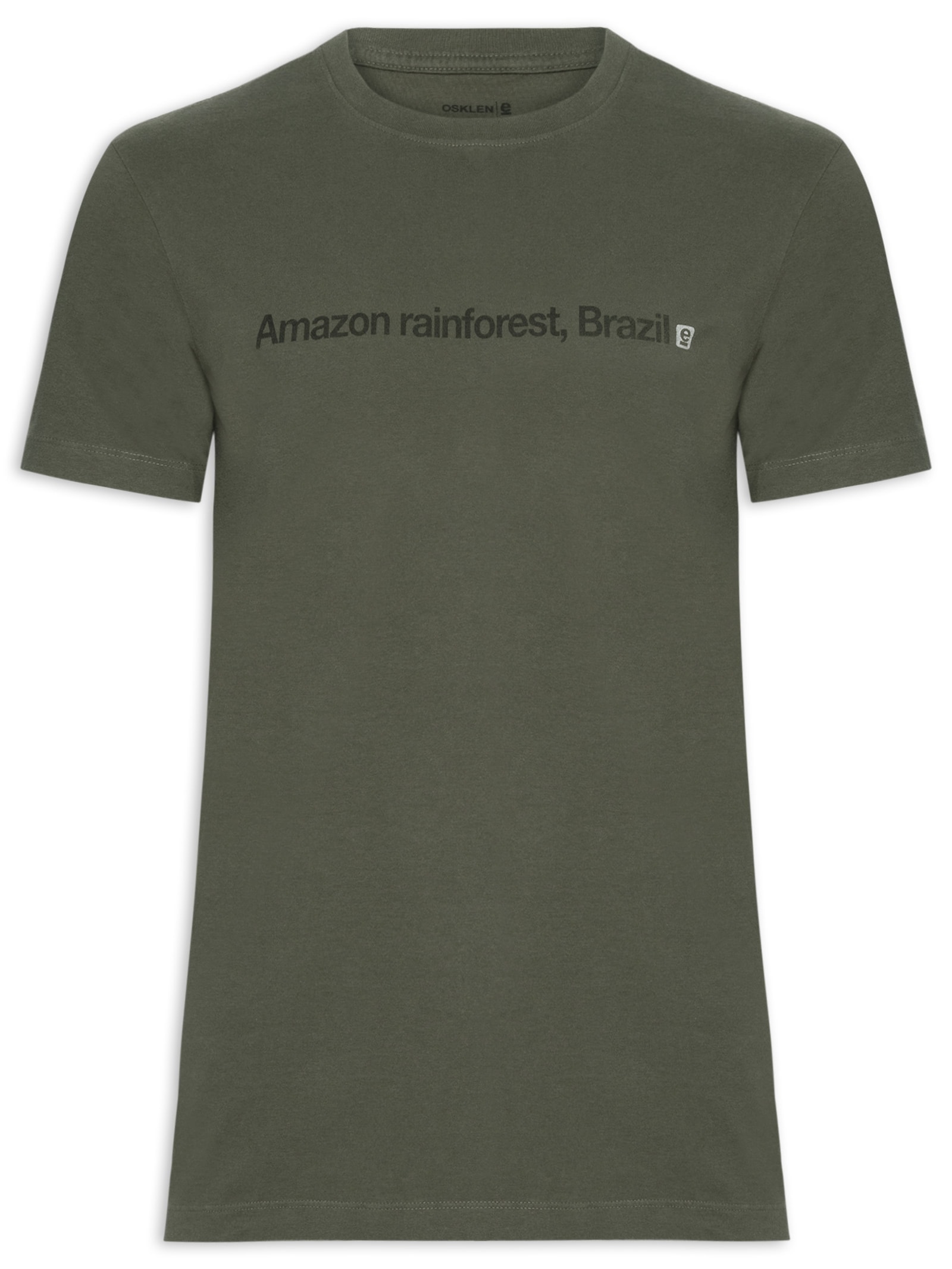 Camiseta Masculina Vintage Amazon Rainforest Verde Osklen