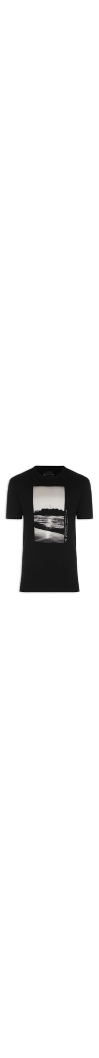 Camiseta Masculina Vintage Arpoador - Preto