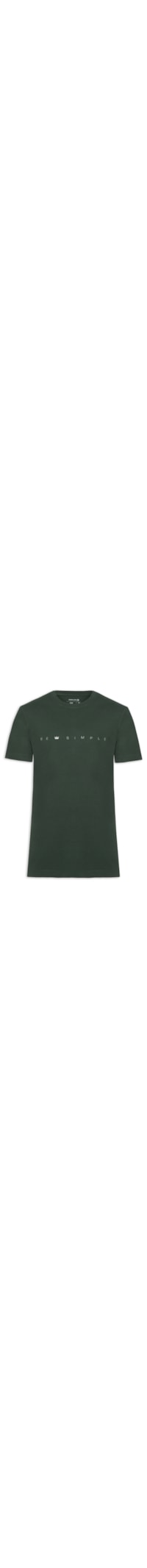 Camiseta Masculina Vintage Be Simple - Verde