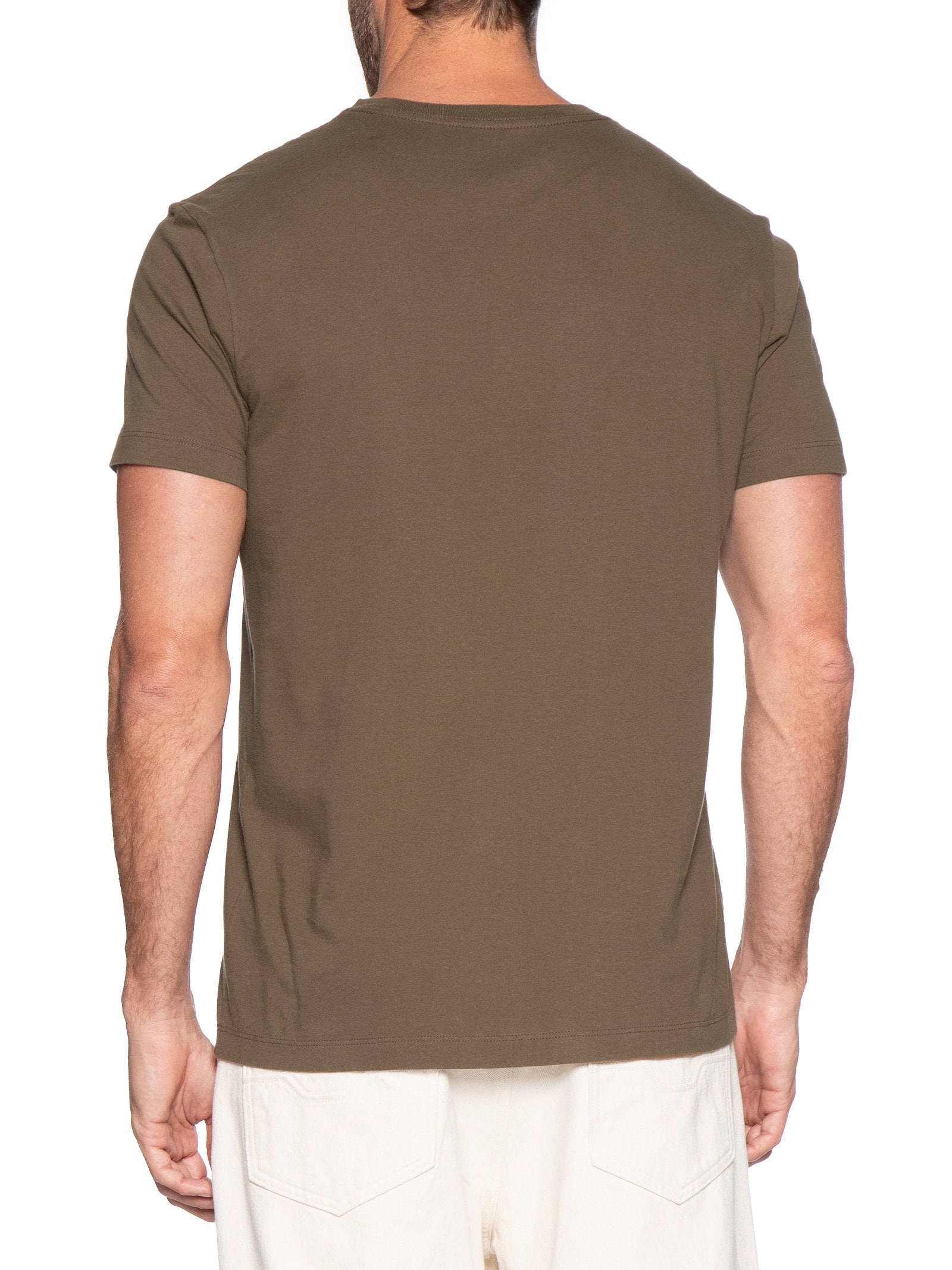 Camiseta Masculina Vintage Be Simple – Marrom Osklen