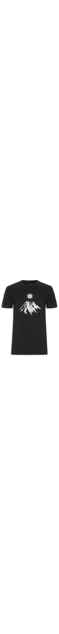 Camiseta Masculina Vintage Black Mountain - Preto