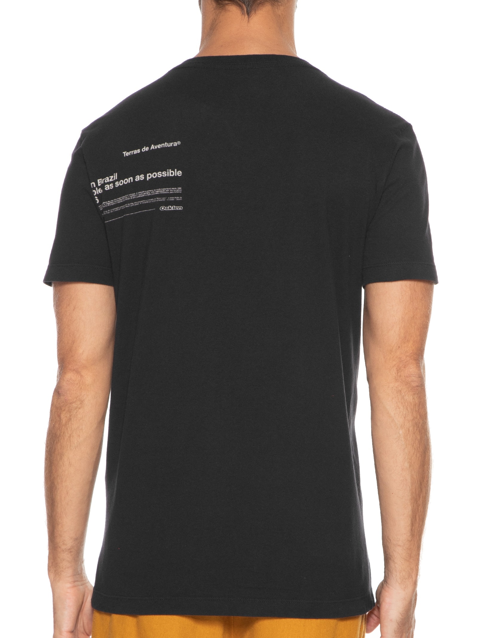 Camiseta Masculina Vintage Branded Preto Osklen