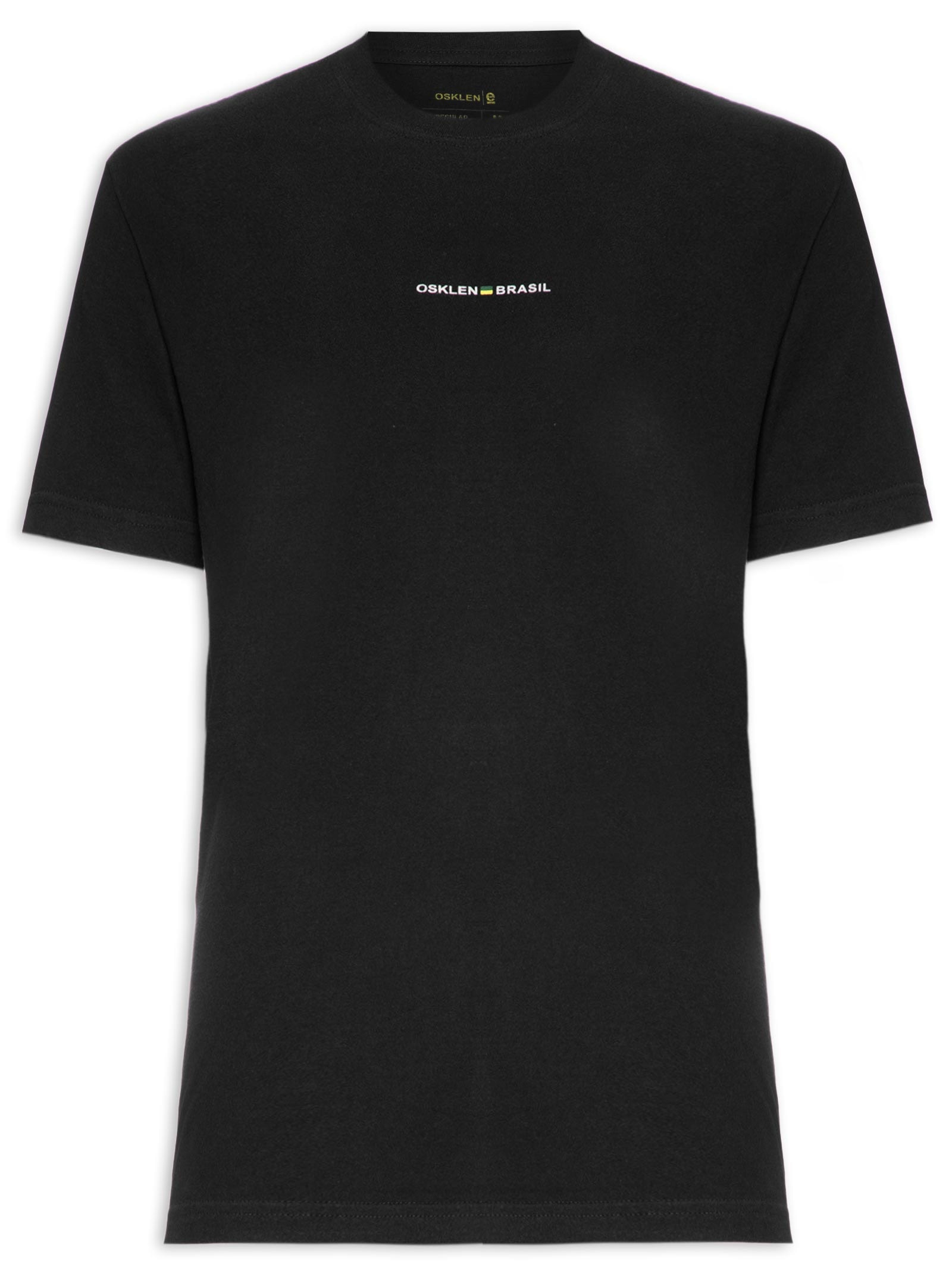 Camiseta Masculina Vintage Brasil Preto Osklen