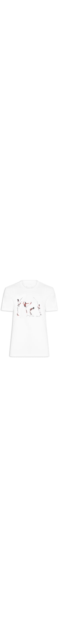 Camiseta Masculina Vintage Capoeira Manga Curta - Branco