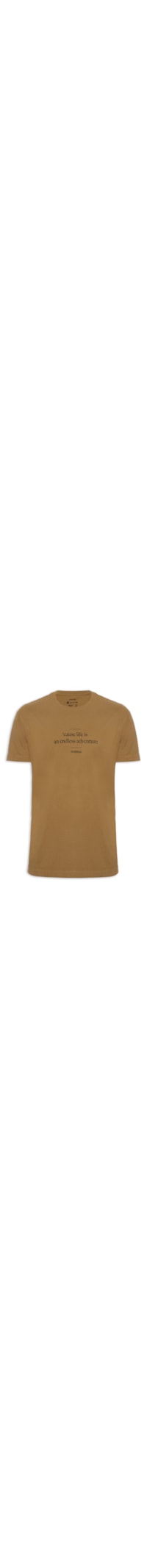 Camiseta Masculina Vintage Cause Life - Marrom