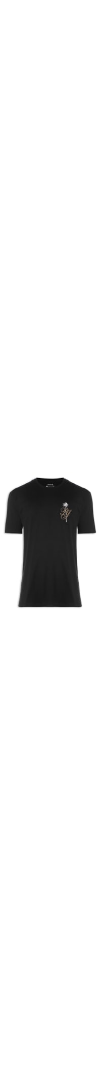 Camiseta Masculina Vintage Coqueiro Rj - Preto