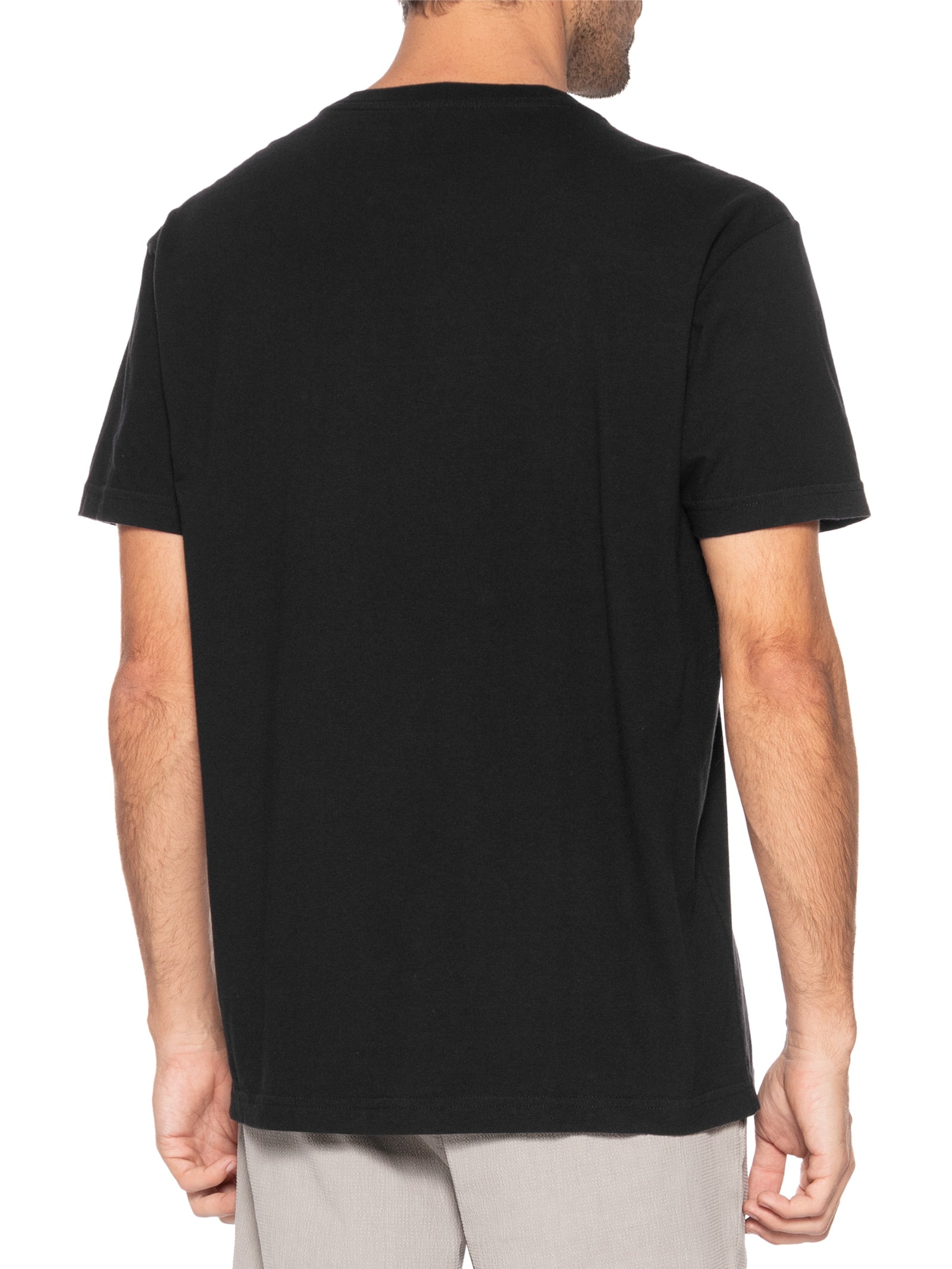 Camiseta Masculina Vintage Cycling Manga Curta Preto Osklen